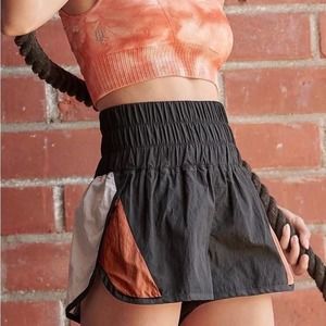 Free People FP Movement The Way Home Colorblock Shorts XS NWT